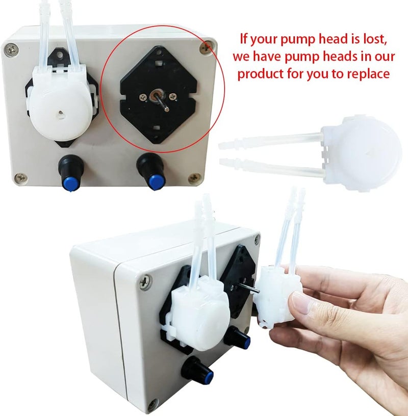 Gikfun 12V DC DIY Peristaltic Dosing Pump Head with Silicone Tube Replacement for Aquarium Chemical Lab Analytical Water EK1990 - Image 5